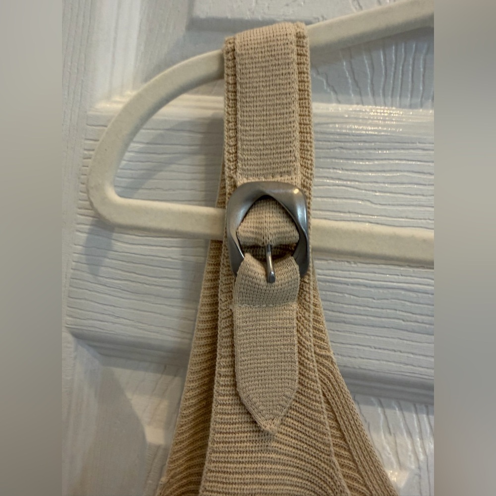 NWT Rag & Bone Georgia Cream Cotton-Blend Midi Dress - Picture 9 of 14